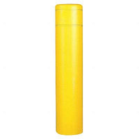 Post Guard/Encore - 4502YN - 60 inH High Density Polyethylene Bollard Cover for Post Size with 12-7/8 in Dia, Yellow