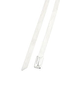 Load image into Gallery viewer, uxcell 500mm Long 4.6mm Wide Stainless Steel Sprayed Cable Tie 20 PCS
