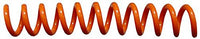 Spiral Binding Coils 7mm (9/32 x 36-inch) 4:1 [pk of 100] Orange (PMS 166 C)