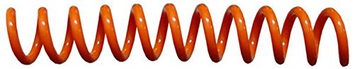 Spiral Binding Coils 7mm (9/32 x 36-inch) 4:1 [pk of 100] Orange (PMS 166 C)