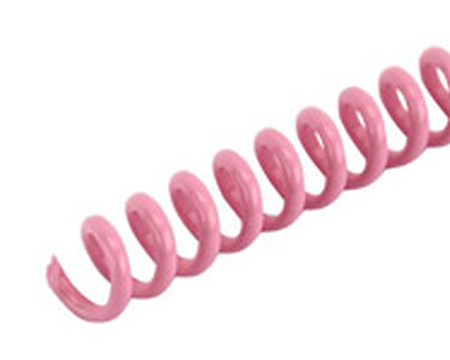 Spiral Binding Coils 7mm (9/32 x 15-inch Legal) 4:1 [pk of 100] Pink (PMS 230 C)