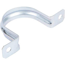Load image into Gallery viewer, Morris Products Heavy Duty Rigid Pipe Strap  2 Holes  2-1/2 Inch - Secures Rigid, IMC Conduit - Zinc-Plated Steel - Reinforced Rib, Hole  Snap-On Installation  1 Piece
