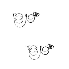 Load image into Gallery viewer, Bommeow 2 Pack BDS15-H2 D Shape Earhanger D-Style Earpiece for 1 Pin 2.5mm Cobra Hytera TC-320 BD352
