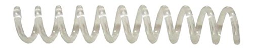 Spiral Coil Binding Spines 8mm (5/16 x 36-inch) 4:1 [pk of 100] Clear