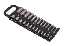 Load image into Gallery viewer, Lisle 40130 0.25 Inch 26 Piece Socket Holder - Black
