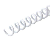 Spiral Binding Coils 7mm (9/32 x 36-inch) 4:1 [pk of 100] White (Blue Tint) (PMS 656 C)