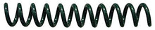 Load image into Gallery viewer, Spiral Binding Coils 7mm (9/32 x 36-inch) 4:1 [pk of 100] Moss Green (PMS 3302 C)
