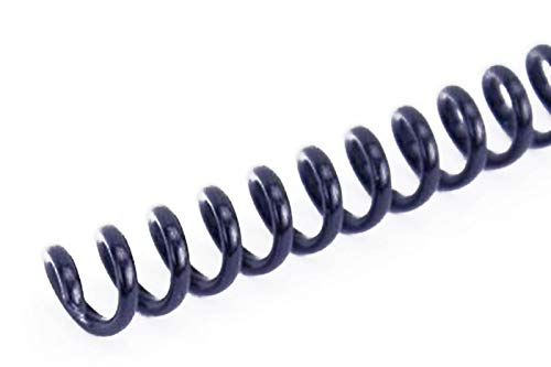 Spiral Binding Coils 7mm (9/32 x 12) 4:1 [pk of 100] Navy Blue (PMS 289 C or 282 C)