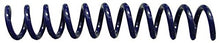 Load image into Gallery viewer, Spiral Binding Coils 6mm ( x 36-inch) 4:1 [pk of 100] Navy Blue (PMS 289 C or 282 C)
