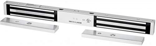 E-941DA-600PQ Seco-Larm 600 lb. (272 kg) Double-door Electromagnetic Lock w/ Bond Sensor and LED