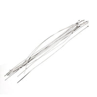 uxcell 500mm Long 4.6mm Wide Stainless Steel Sprayed Cable Tie 20 PCS