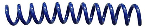 Spiral Coil Binding Spines 9mm (11/32 x 12) 4:1 [pk of 100] Mid Blue (PMS 295 C)