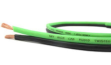 Load image into Gallery viewer, 25&#39; feet True 16 Gauge AWG CCA Speaker Wire Green/Black Car Home Audio
