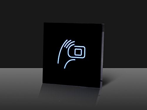 YARONGTECH 125KHZ Access RFID Reader Black Tempered Glass Face Waterproof WG26/34