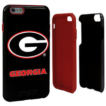 Load image into Gallery viewer, Guard Dog Collegiate Hybrid Case for iPhone 6 Plus / 6s Plus  Georgia Bulldogs  Black
