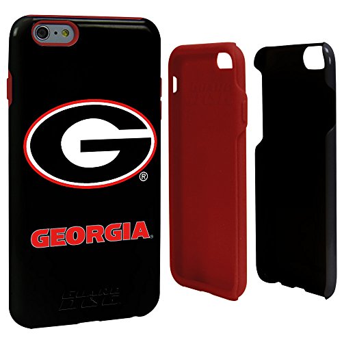 Guard Dog Collegiate Hybrid Case for iPhone 6 Plus / 6s Plus  Georgia Bulldogs  Black