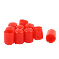 Aexit 10pcs 20mm Wiring & Connecting Inner Dia Vinyl End Cap Wire Cable Tube Heat-Shrink Tubing Cover Protector