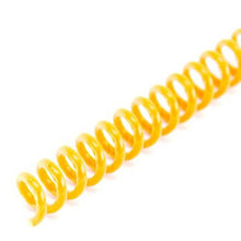Load image into Gallery viewer, Spiral Binding Coils 7mm (9/32 x 15-inch Legal) 4:1 [pk of 100] Golden Yellow (PMS 1235 C)
