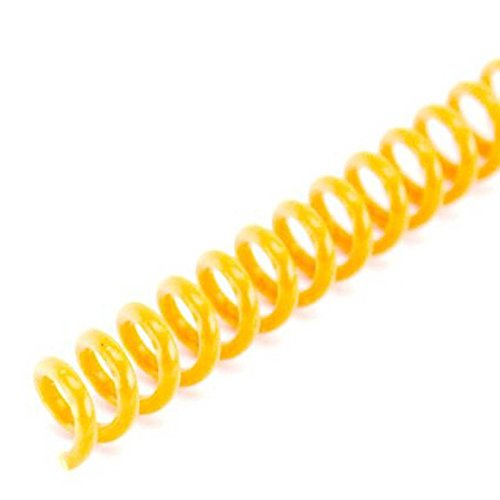 Spiral Binding Coils 6mm ( x 36-inch) 4:1 [pk of 100] Golden Yellow (PMS 1235 C)