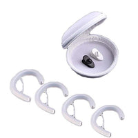 DRAGON SONIC Earhook Sport Earhook Suitable for Flat Earphone Wire of 2.5-4 mm Set of4-White