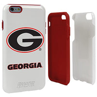 Guard Dog Collegiate Hybrid Case for iPhone 6 Plus / 6s Plus  Georgia Bulldogs  White