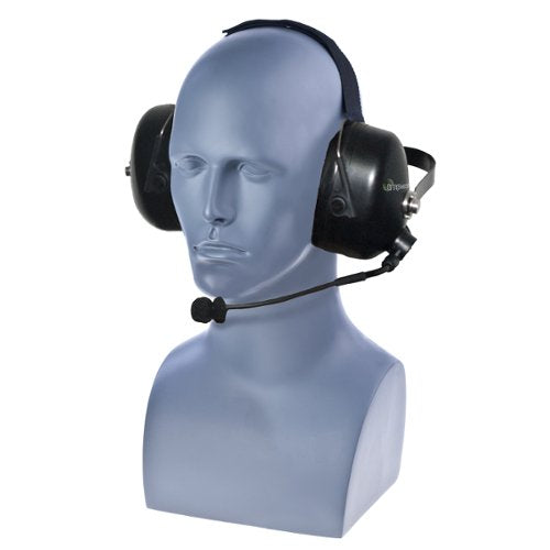 Impact BK1-PDM-3(w/PDM-2-Cable) Dual Muff Headset for Relm Bendix King DPH LPH GPH Radios
