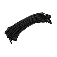 Aexit Heat Shrinkable Electrical equipment Tube Wire Wrap Cable Sleeve 25 Meters Long 5mm Inner Dia Black