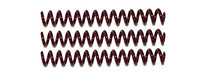 Spiral Binding Coils 6mm ( x 15-inch Legal) 4:1 [pk of 100] Maroon (PMS 188 C)