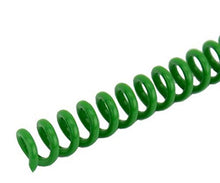 Load image into Gallery viewer, Spiral Coil Binding Spines 9mm (11/32 x 12) 4:1 [pk of 100] Apple Green (PMS 363 C)

