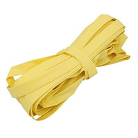 Aexit 20M Long Electrical equipment 12mm Inner Dia. Polyolefin Heat Shrinkable Tube Yellow for Wire Repairing