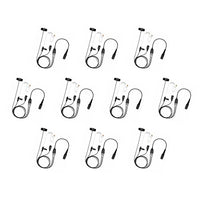 Bommeow 10 Pack BCT35-H5 3-Wire Acoustic Clear Tube Earpiece for Hytera PD700 PT-580 PD98X PD780 PD75X PT580H