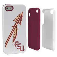 Load image into Gallery viewer, NCAA Florida State Seminoles Hybrid Case for iPhone 5/5s, White, One Size
