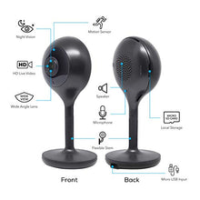 Load image into Gallery viewer, Geeni Look Indoor Smart Security Camera, 1080p HD Surveillance with 2-Way Talk and Motion Sensor, Works with Alexa and Google Home, No Hub Required, Black (2 Pack)
