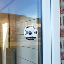 Load image into Gallery viewer, imaggge.com 8 IP Camera Surveillance Stickers Signs - Intruder Alarm Warning Security Stickers - Internal or External use - 3.7 inch
