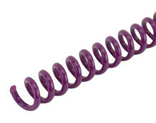Load image into Gallery viewer, Spiral Binding Coils 6mm ( x 15-inch Legal) 4:1 [pk of 100] Violet (PMS 2593 C)
