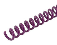 Spiral Binding Coils 6mm ( x 15-inch Legal) 4:1 [pk of 100] Violet (PMS 2593 C)