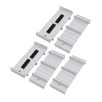 Aexit 5 Pcs Transmission Aluminum Alloy 105mmx40mmx21mm Cable Holder Wire Organizer for Home Office