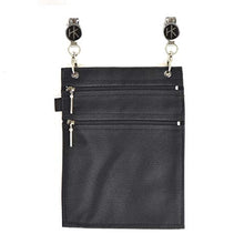 Load image into Gallery viewer, HipKlip Purse (Oxford; Black No Logo; X-Large) - Now Everything&#39;s Handy! (Suitable for Samsung Galaxy S5, Note 4 and iPhone 6)
