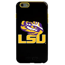 Load image into Gallery viewer, Guard Dog Collegiate Hybrid Case for iPhone 6 Plus / 6s Plus  LSU Tigers  Black
