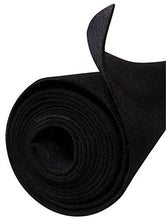 Load image into Gallery viewer, Polymat 3 FEET * 4 FEET 3&#39;X4&#39; Black Non Woven Felt Fabric Roll for SubWoofer Speaker Box Enclosure Carpet and Trunk, Crafts, Multipurpose Liner, Latex Backed Felt Carpet
