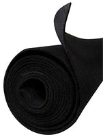 Polymat 3 FEET * 4 FEET 3'X4' Black Non Woven Felt Fabric Roll for SubWoofer Speaker Box Enclosure Carpet and Trunk, Crafts, Multipurpose Liner, Latex Backed Felt Carpet