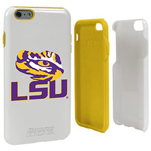 Load image into Gallery viewer, Guard Dog Collegiate Hybrid Case for iPhone 6 Plus / 6s Plus  LSU Tigers  White
