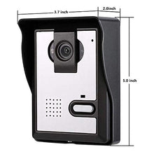 Load image into Gallery viewer, AMOCAM Video Door Phone System, 4.3 Inches Clear LCD Monitor Wired Video Intercom Doorbell Kits, IR Night Vision Camera Door Intercom, Doorphone Telephone Style for Home Improvement
