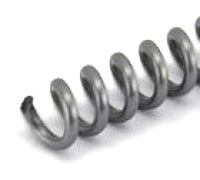 Spiral Binding Coils 6mm ( x 36-inch) 4:1 [pk of 100] Silver (PMS 877 C-Metallic)