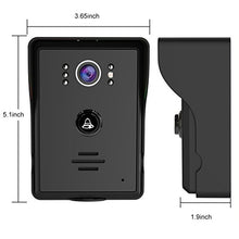 Load image into Gallery viewer, ANBOSON Video Door Phone Doorbell Wires Video Intercom Monitor 7&quot; Wired Door Bell Home Security System with Night Vision and Push Button HD Camera
