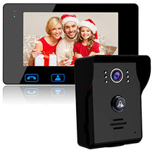 Load image into Gallery viewer, ANBOSON Video Door Phone Doorbell Wires Video Intercom Monitor 7&quot; Wired Door Bell Home Security System with Night Vision and Push Button HD Camera
