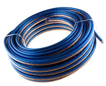 Load image into Gallery viewer, 10 Gauge 50&#39; FEET Speaker Wire Blue&amp;Clear Home/CAR Fast Free USA Shipping 10AWG
