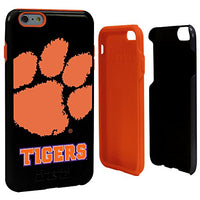 Guard Dog Collegiate Hybrid Case for iPhone 6 Plus / 6s Plus  Clemson Tigers  Black